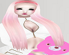 Straight Pink Doll Hair