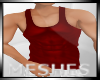 ^DM^ Muscle Tank Red
