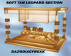 Soft Tan Leopard Section