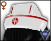 PVC nurse hat white (f)