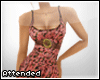 A| floral belted dress.