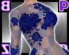 Rose Trap Dress/Blue