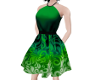 Green Halter Dress