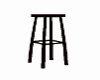 Dark Wood Poseless stool