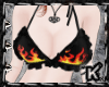 |K| Flame Bikini Top