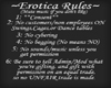 Erotica Club Rules 1