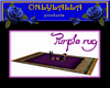 Elegant purple rug