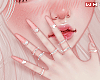 w. Rose Nails + Rings