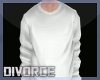 |D| Plain White Sweater