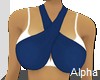 AO~Blue bra top (set)