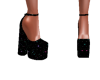 Black Glitter Shoes