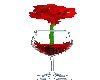 cc rose in a glass