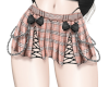 Chain goth skirt brown