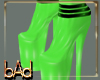 Lime Green PVC Boots