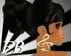 Gold Treble Earrings