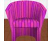 [EG]pink striped chair