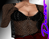 Fishnet Top Black