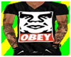 OBEY V Neck Tshirt