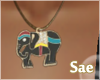 $ | elephant necklace