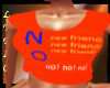 *L No New Friends Tee