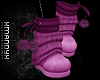 xMx:Fluffy Purple Boots