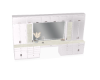 TV Wall Vanity White