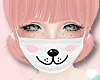 ❥ White Cute Mask