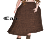 [C]Alma Brown Skirt