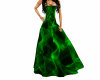 Emerald Green Fire Dress