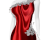 B&T Red Satin Dress