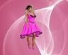 pink/blk dress