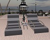 Grey Beach Lounge Chairs