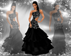 LC| Black Rufles Dress