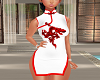 Red Dragon White Dress