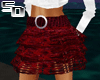 Ruffle Skirt  Red