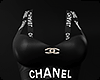 Cha'nel Blk Shorts Set