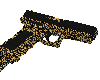 Extended black/gold gun