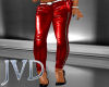 JVD Red Leather Pants