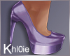 K NYE Purple Heels