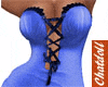 C] Blue Party Dress
