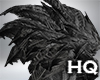 Feather Cape / Black