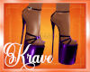 [K] EVIE HEELS Ds PURPLE