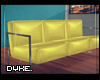 d. Yellow Leather Couch
