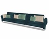 [00]LAR Lux Teal Sofa