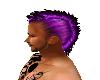 purple hawk hair