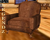 Brown Suede Love Chair