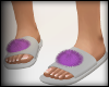 T* PurplePuff Slippers