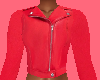 Kids Red Leather Jacket