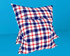USA Plaid Pillows Dbl
