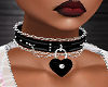 Black Heart Collar *